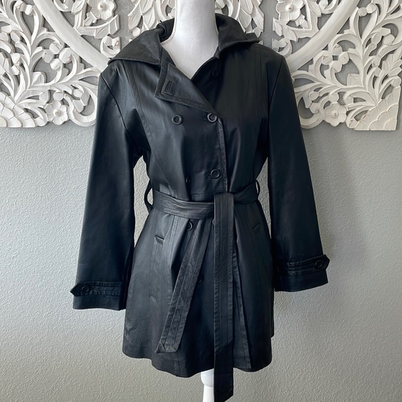 Giorgio Sant Angelo Jackets & Blazers - Classic Black Leather Jacket